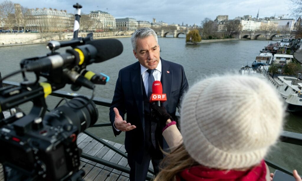 Nehammer und ORF-Interview in Paris