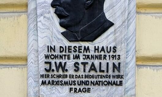 Stalin-Gedenktafel in Wien-Meidling