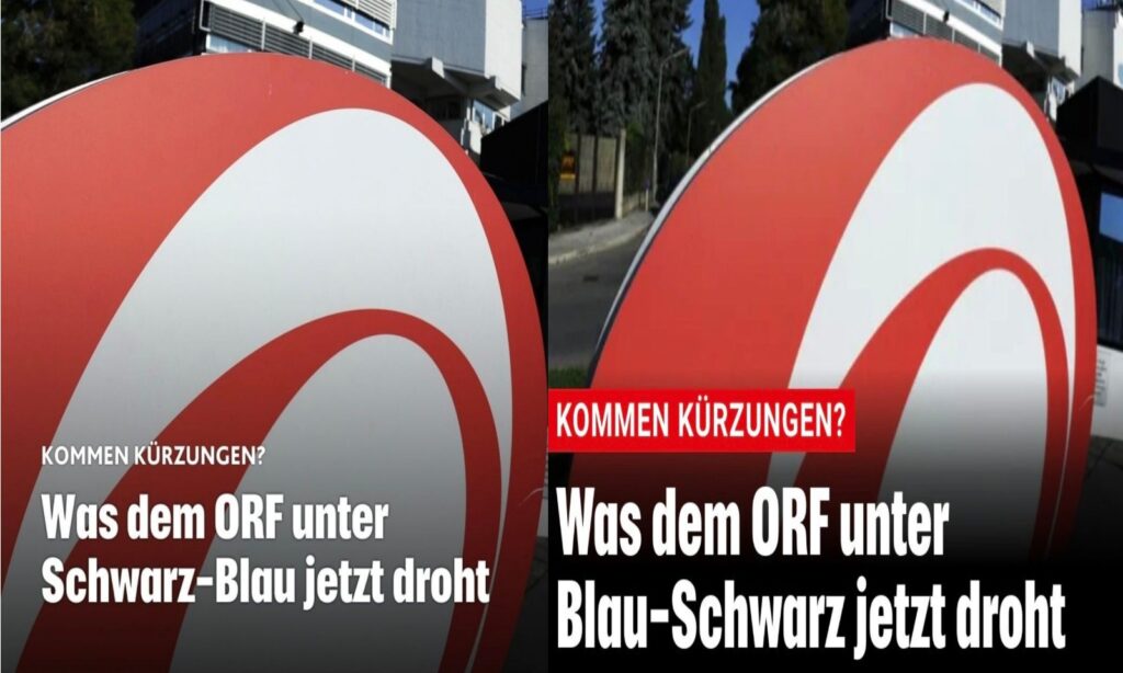 ORF-Bild in Kronen Zeitung