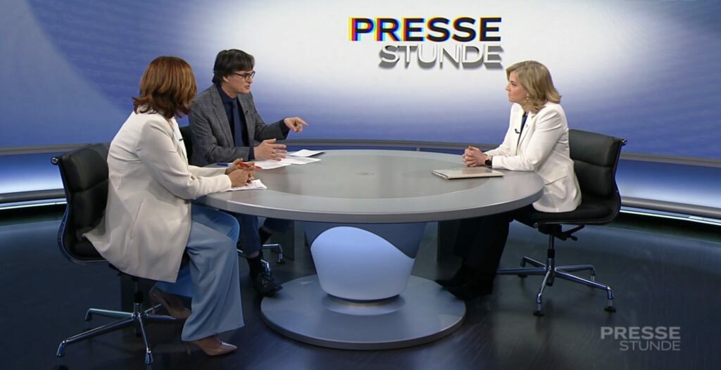 Beate Meinl-Reisinger, ORF-Pressestunde