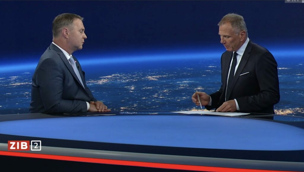 Andreas Babler und Armin Wolf