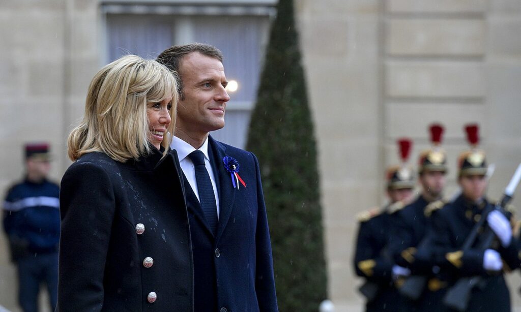 Emmanuel und Brigitte Macron