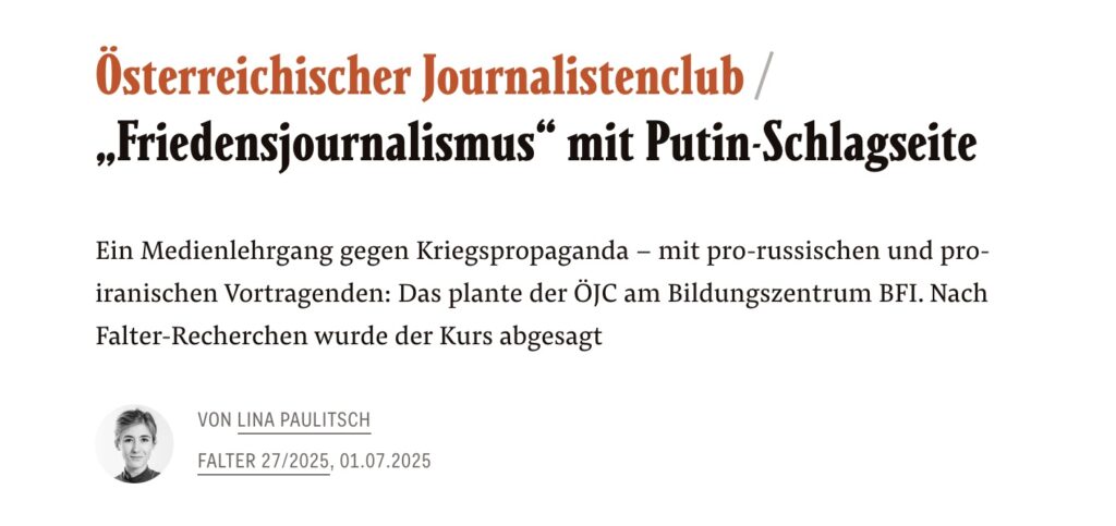 Falter-Artikel