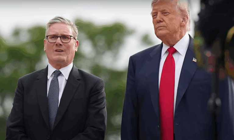 Keir Starmer und Donald Trump — Sky News Australia / Screenshot