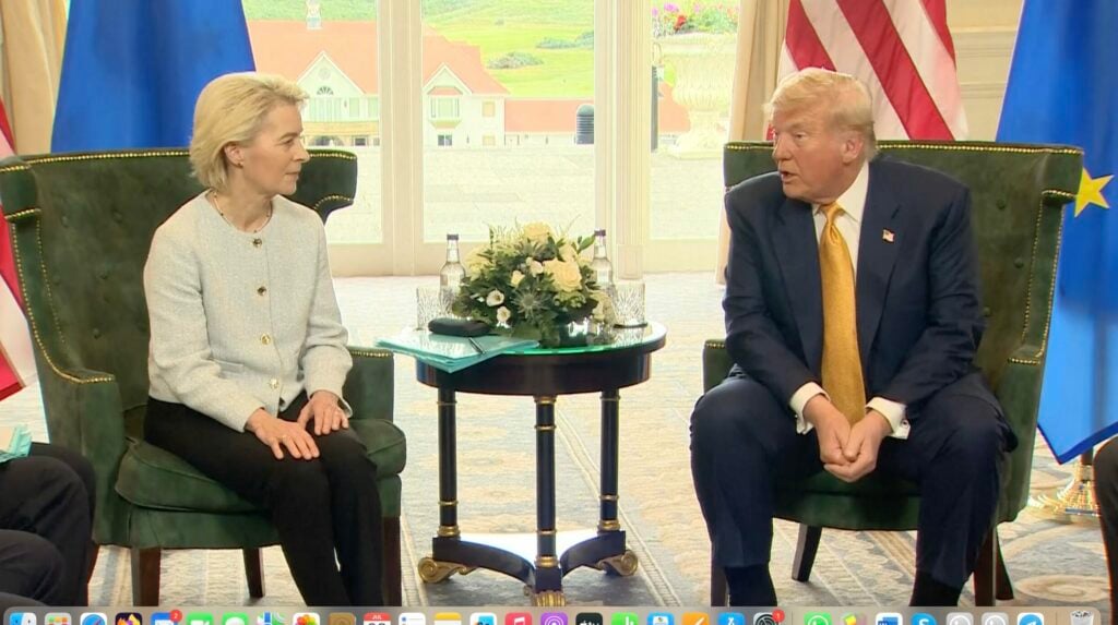 Ursula von der Leyen und Donald Trump