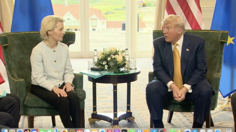 Ursula von der Leyen und Donald Trump — ec.europa.eu/ebs