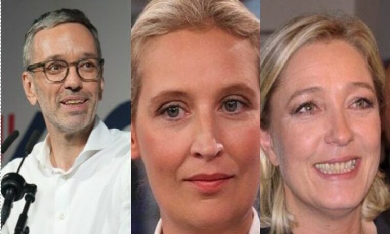Herbert Kickl, Alice Weidel, Marine Le Pen