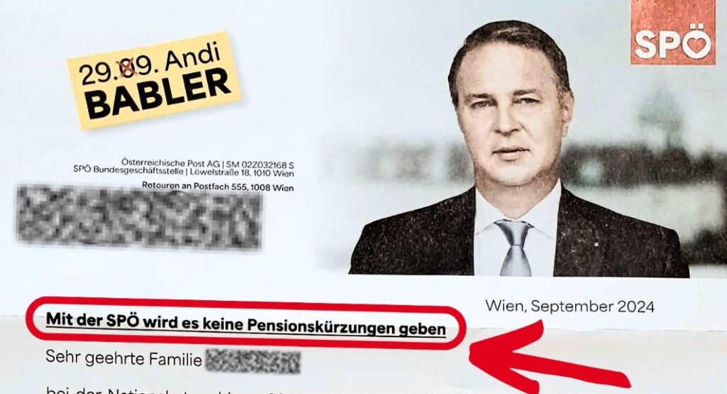 Wahlkampf-Blatt SPÖ