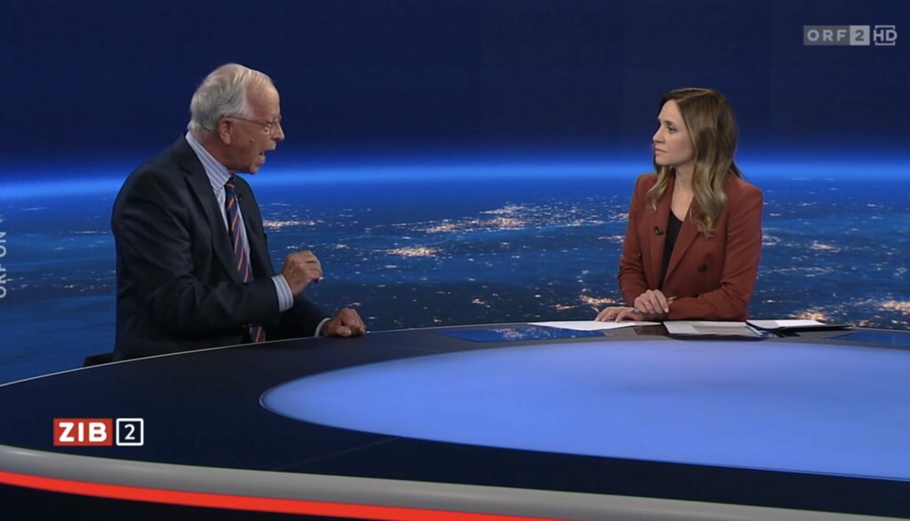 Werner Fassabend und Margit Laufer, ZIB2