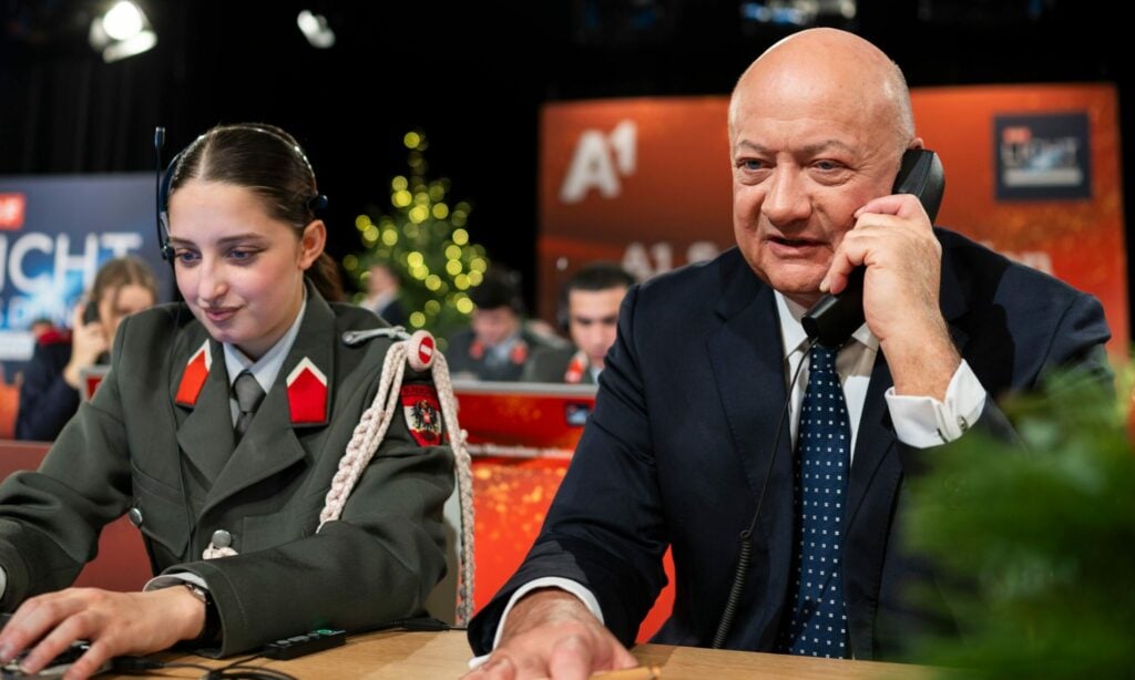 Christian Stocker bei Licht ins Dunkel