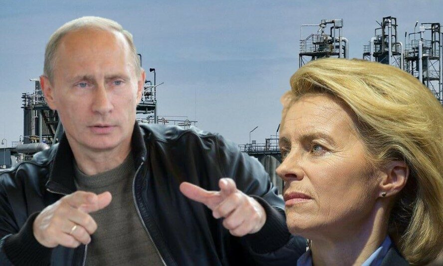 Wladimir Putin und Ursula von der Leyen