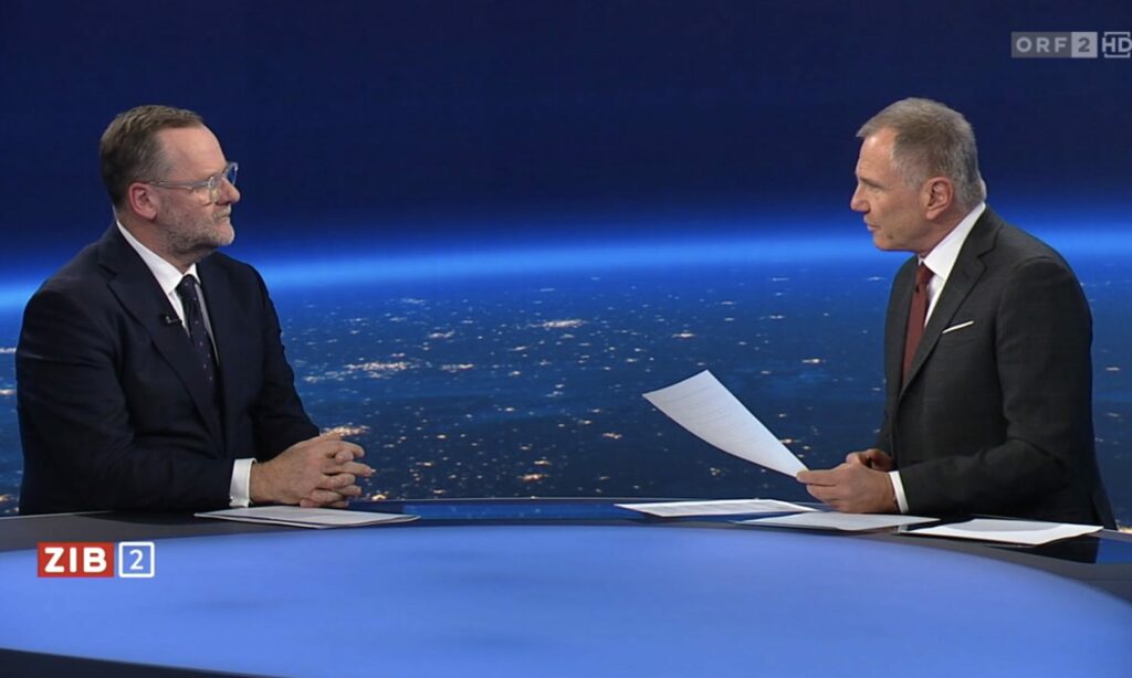 Armin Wolf und Josef Schellhorn