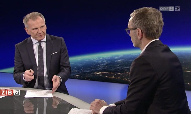 Armin Wolf und Herbert Kickl