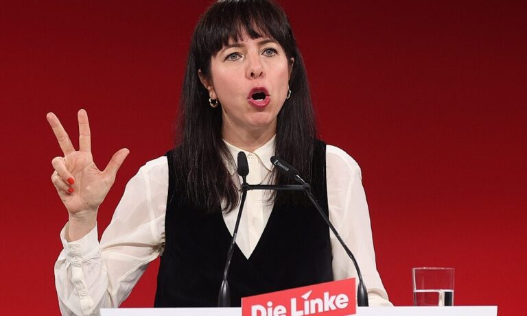 Die Linkspartei in Deutschland ist aufgrund wiederholter Antisemitismus-Vorfälle in der Kritik. Hier im Bild: Elif Eralp, die für das Amt des Bürgermeisters kandidiert.